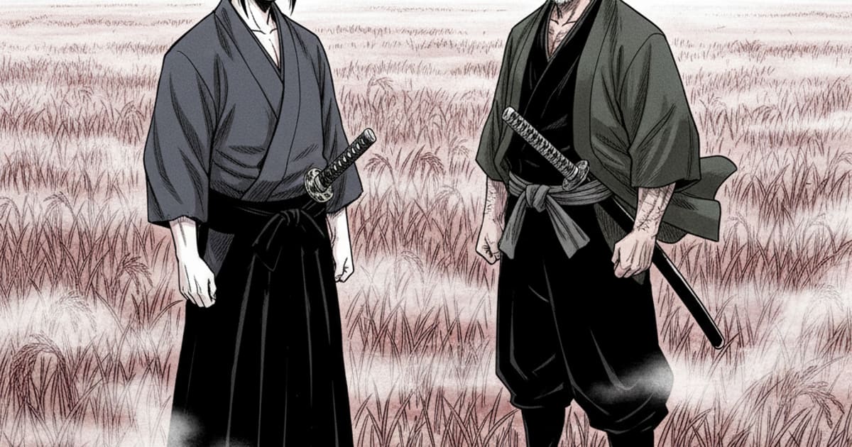 Manga-style AI comic panel 1 — black-and-white manga page generated with Tervix's AI Manga Generator