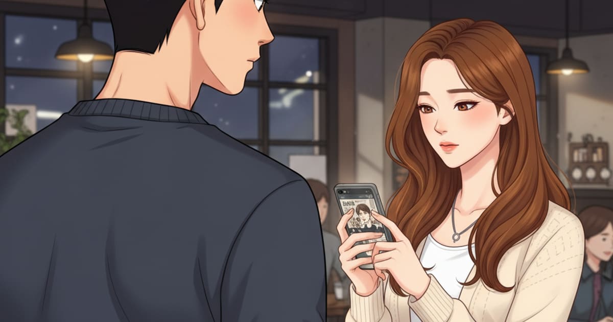 Webtoon-style AI comic panel — AI comic panel generated with Tervix's Free AI Comic Generator
